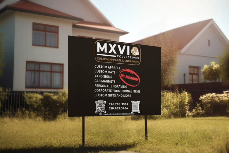 Custom Marketing Material (biz cards, yard signs, magnets etc)