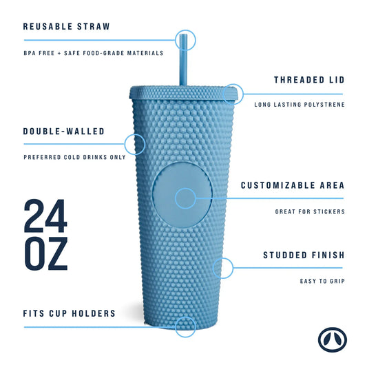 24 oz Studded Tumblers