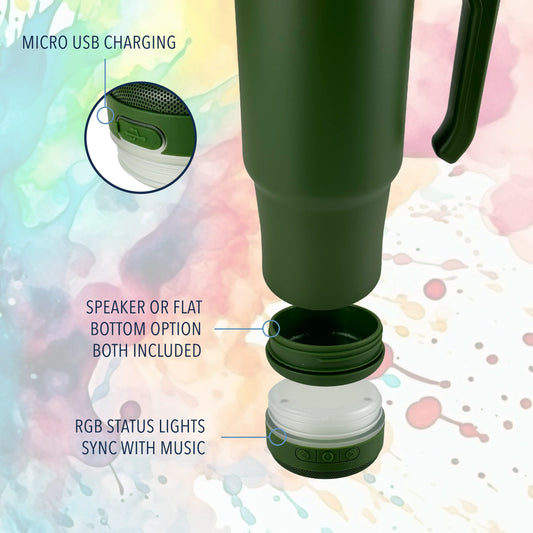 30 oz GRIPPY SPEAKER TUMBLER (2 Colors)