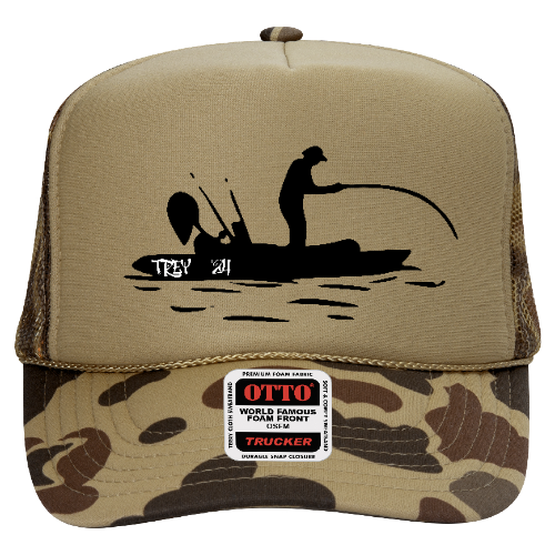 Otto Cap 5-Panel High Crown Mesh Back Trucker Hat