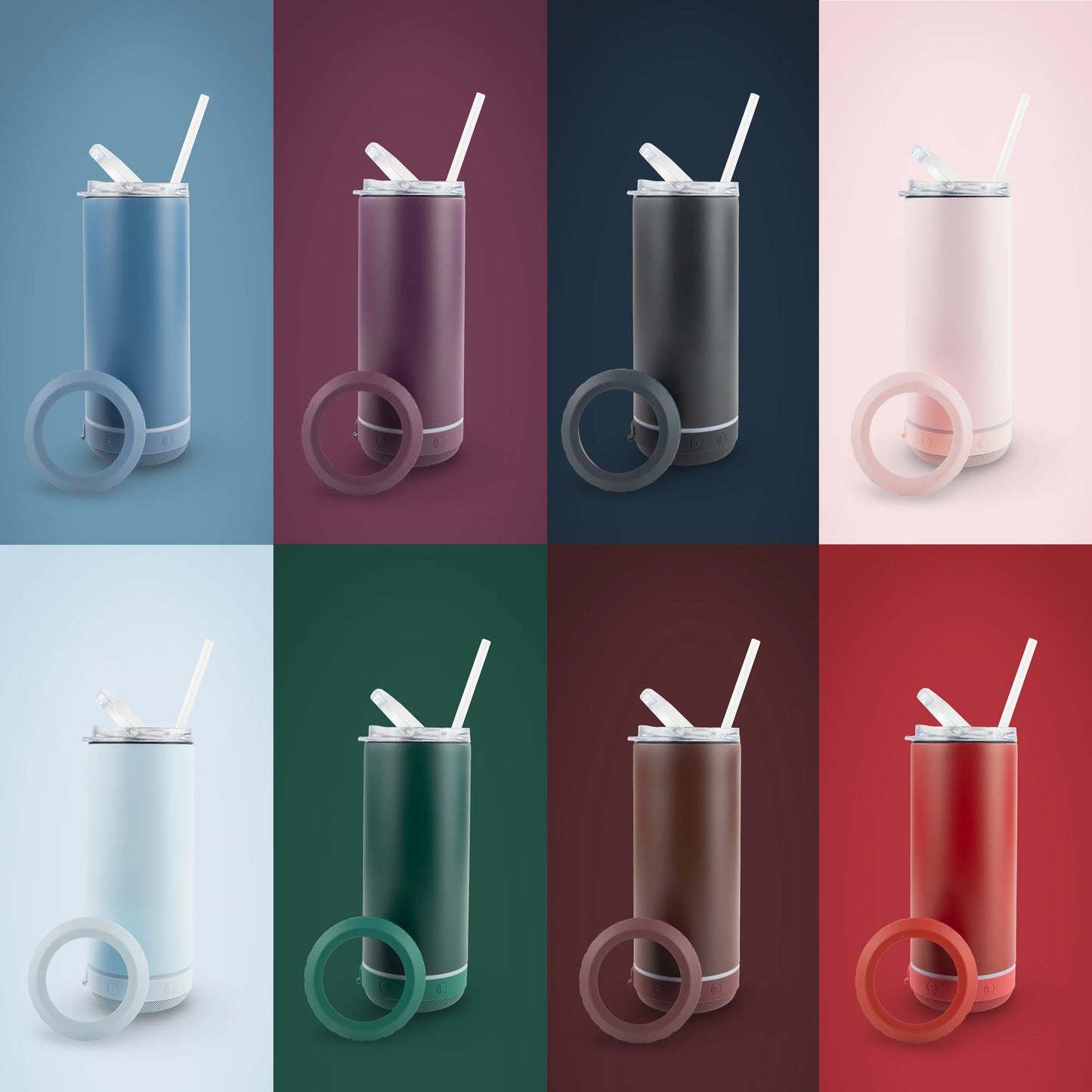 4 in 1 POWDER COATED CAN COOLER SPEAKER