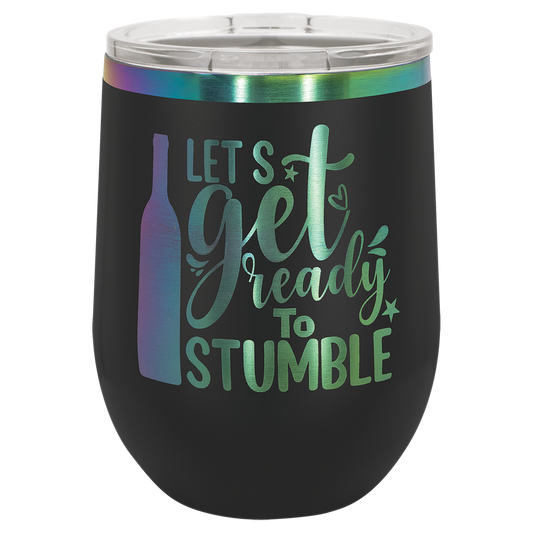 12 oz Prism ION-Plated Stemless Wine Tumbler with Lid
