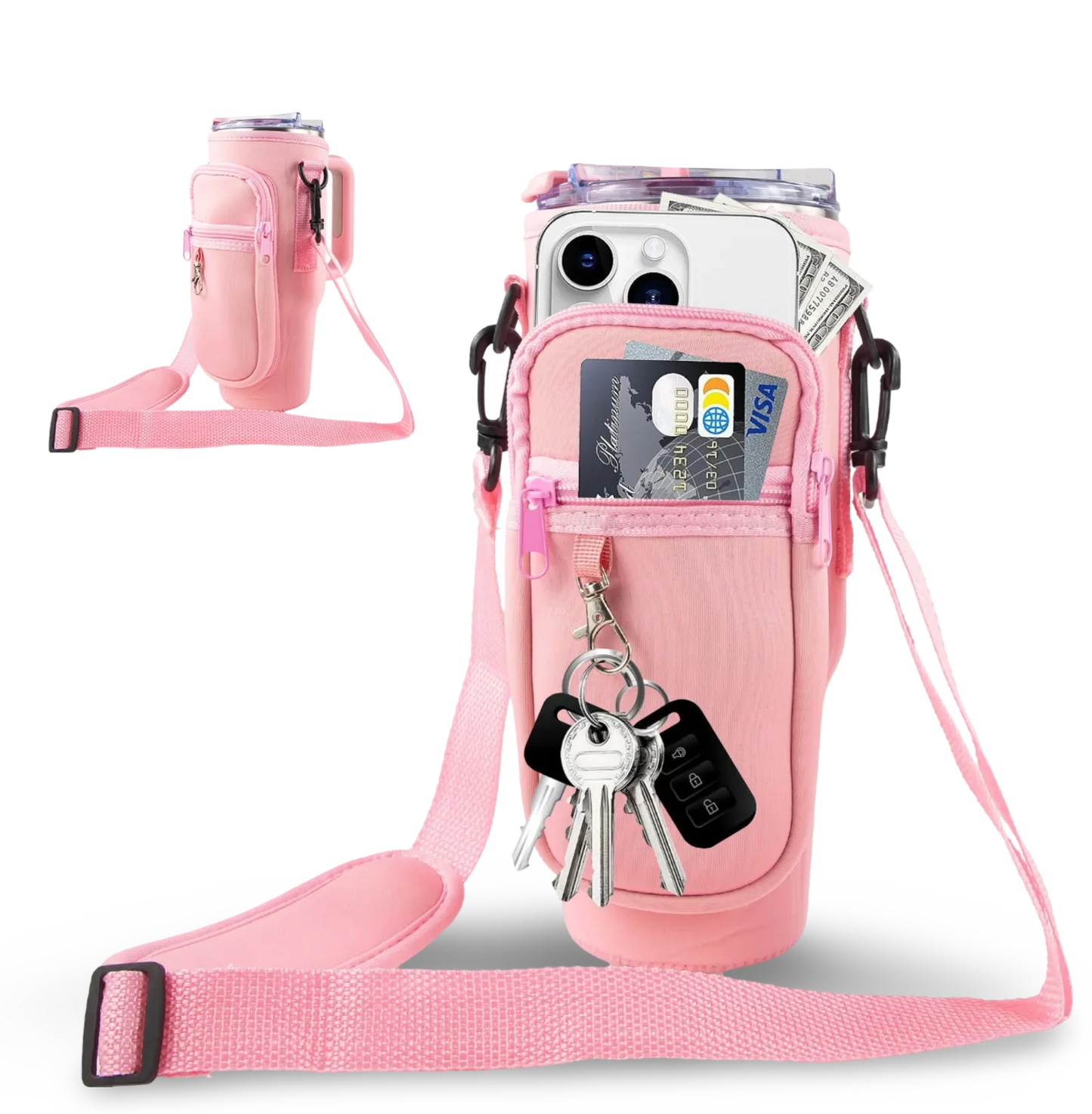 Tumbler Sleeve W/Bag & Strap