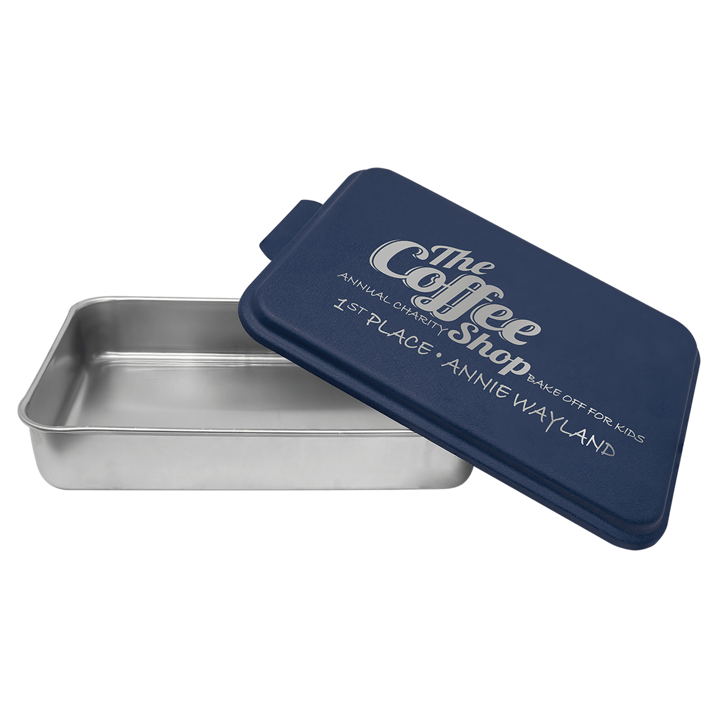 9" x 13" Aluminum Cake Pan with Engravable Lids