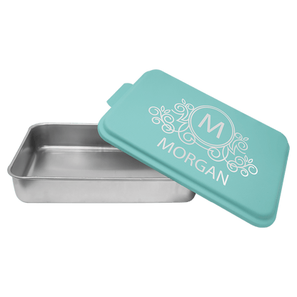 9" x 13" Aluminum Cake Pan with Engravable Lids
