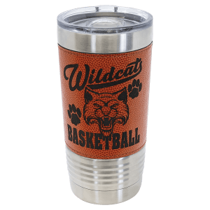 20 oz. Laserable Leatherette Tumbler with Slider Lid