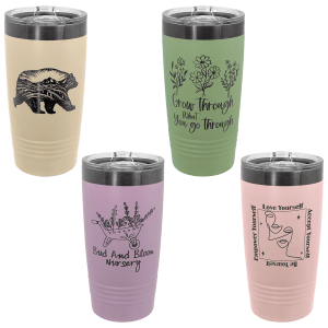 20 oz Ghost Black ION-Plated Tumbler
