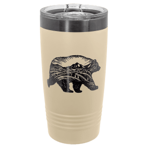 20 oz Ghost Black ION-Plated Tumbler